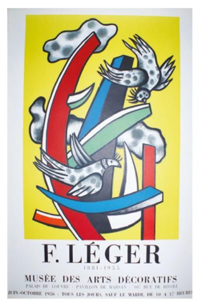 LÉGER Fernand (1881-1955) MUSÉE DES ARTS DÉCORATIFS. Juin-Octobre 1956
Imprimerie...