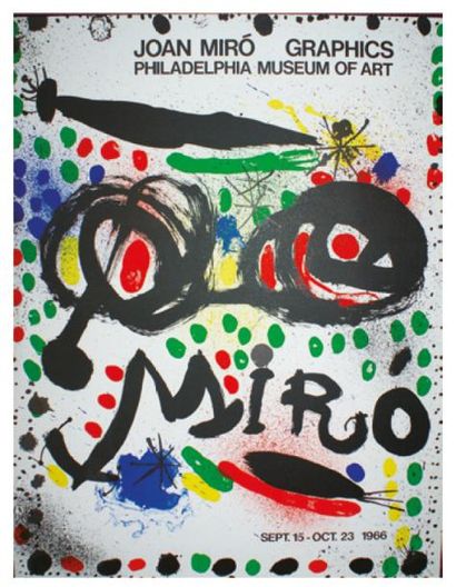MIRO Joan (1893-1983) JOAN MIRO GRAPHICS. Philadelphia Museum of Art. Sept-Oct 1966
Maeght...