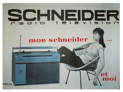 ANONYME SCHNEIDER RADIO-TELEVISION. "Special auto"
Psycho-Publicité, Paris - 119...