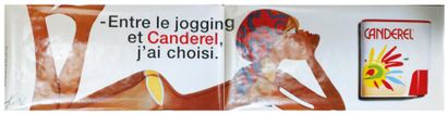 KIRAZ (né en 1923) CANDEREL. "Entre le jogging et Canderel, j'ai choisi ..."
R. C....