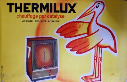 ONELL THERMILUX CHAUFFAGE Imprimerie de La Vasselais, Paris- 136 x 210 cm -Non entoilée,...