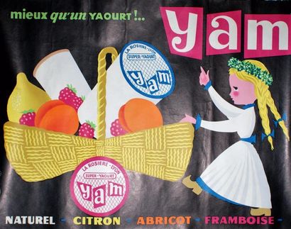 ROLAND André YAM.”mieux qu’un yaourt !…” Etablissements de La Vasselais, Paris -...