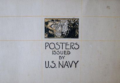 POSTERS ISSUED by U.S.NAVY.1918 Livret - U.S. Navy Recruiting Bureau - 13 x 20 cm...