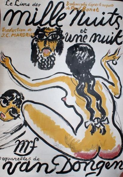 VAN DONGEN KEES (1877-1968) NRF. LE LIVRE DES MILLE NUITS ET UNE NUIT. “Traduction...