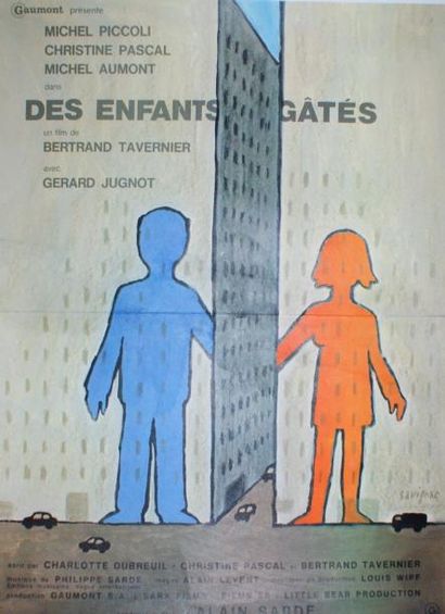 SAVIGNAC Raymond (1907- 2002) DES ENFANTS GÂTÉS.Film réalisé par Bertrand Tavernier.1977...