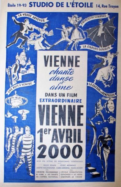 null STUDIO DE L’ÉTOILE VIENNE 1er AVRIL 2000.Film de Wolfgang Liebeneiner de 1953...