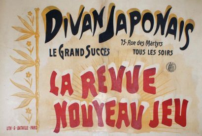 null DIVAN JAPONAISLA REVUE NOUVEAU JEU .”LE GRAND SUCCÉS” Imp.G.Bataille, Paris...