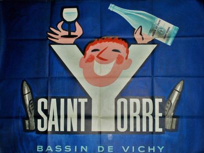 WIENE Alain VICHY ST YORRE. BASSIN DE VICHY. Vers 1963 Imprimerie de La Vasselais,...