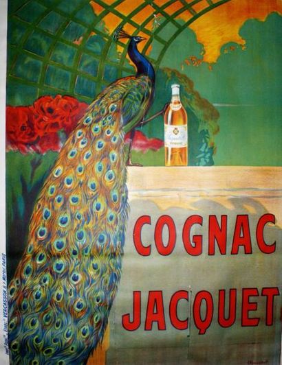 BOUCHET E. COGNAC JACQUET Imprimerie Vercasson, Paris - 157x116 cm - Non entoilée,...