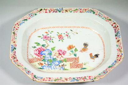 null CHINE Partie de service de table de forme octogonale en porcelaine de la Compagnie...