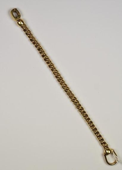 POMELLATO Bracelet en or jaune 18K (750/oo) maille torsadée, le fermoir étrier, signé.
Poids...