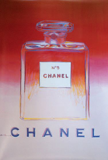 WARHOL Andy (d'après) CHANEL N° 5. Vers 1997
Affiche d'après une sérigraphie de Andy...