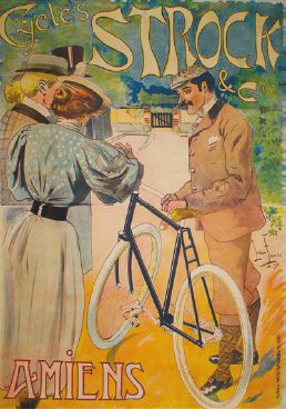 FAURÉ-DUJARRIC Louis Lucien (1872-1943) CYCLES STROCK, Amiens. Vers 1895
Imp.B.Arnaud,...