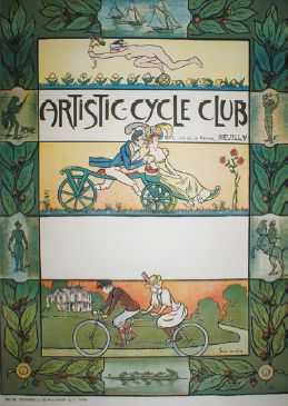 MORIN Louis ARTISTIC-CYCLE CLUB. "5 rue de la Ferme, Neuilly"
Imprimerie de Vaugirard,...