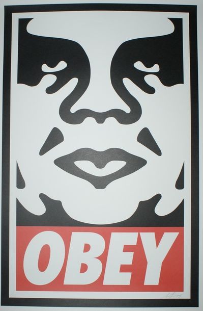 Shepard FAIREY (né en 1970) OBEY ICON. 2017 Lithographie - Signée et datée au crayon...