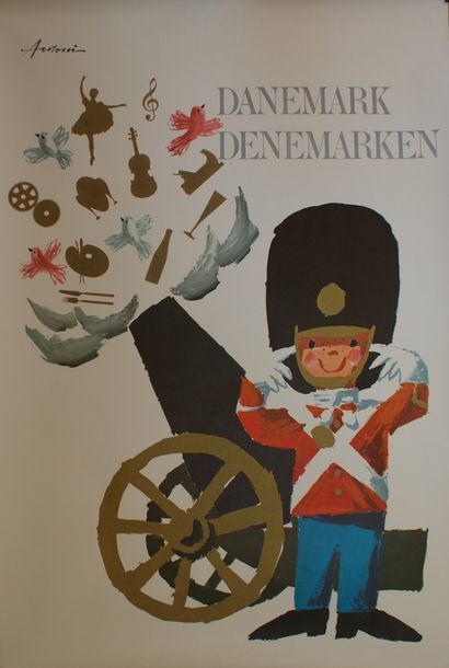 ANTONIN DANEMARK- DENEMARKEN. Vers 1965 Printed in Denmark by Vang Rasmussen, Copenhagen...