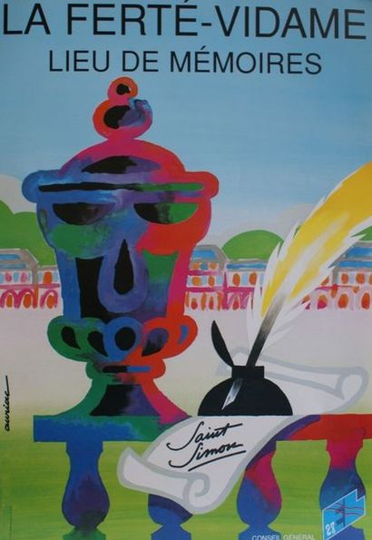 AURIAC Jacques (1922-2003) (5 affiches) Musée du Cidre - Chateaudun - Maintenon -...