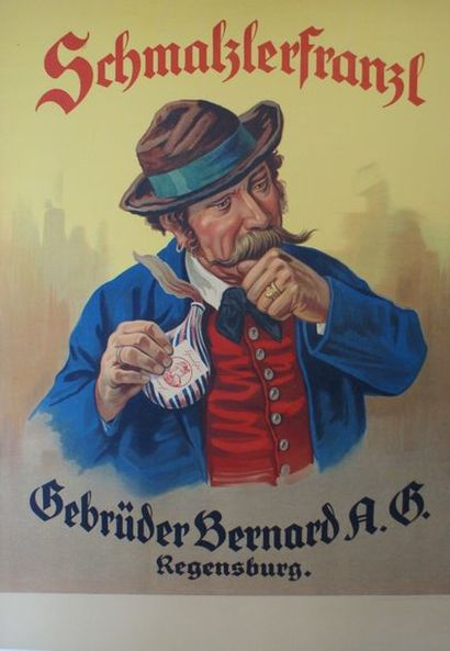 ANONYME SCHMALZLERFRANZL A.G.Kaufbauren (Bayern) - 82 x 60 cm - Entoilée, bon ét...