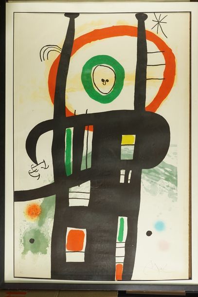 Joan MIRO (1893-1983) Le grand ordonnateur, 1969 Eau-forte, aquatinte et carborundum...