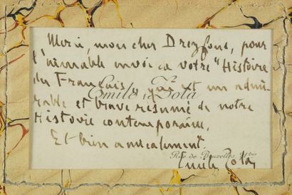 Exemplaire d’Emile Zola Dreyfous (Maurice) Lock (Frédéric) Histoire des français....
