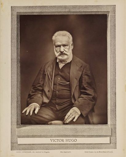 LA GALERIE CONTEMPORAINE Portraits d’hommes célèbres : Victor Hugo, Gounod, Alexandre...