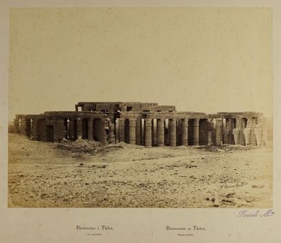 EGYPTE – PALESTINE Mosquée d’Omar, le Saint Sépulcre, Philae, ca. 1860. 7 tirages...