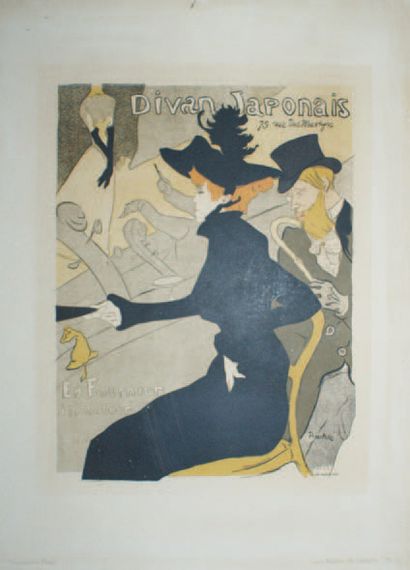 TOULOUSE-LAUTREC Henri de (1864-1901) DIVAN JAPONAIS.1893
Planche n° 2 des Maîtres...