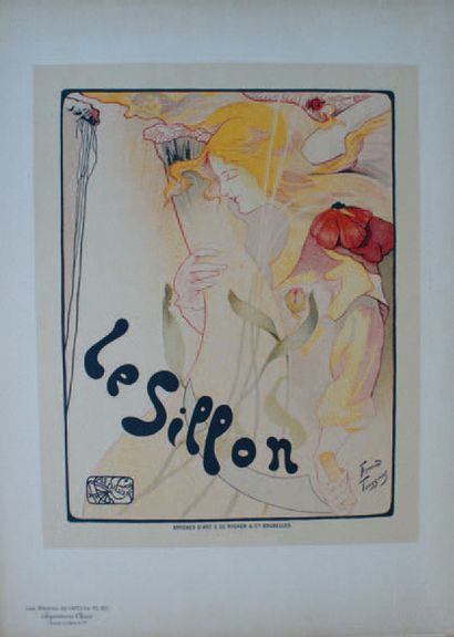 TOUSSAINT Fernand (1873-1955) LE SILLON Planche n°80 des Maîtres de l'Affiche
Imprimerie...