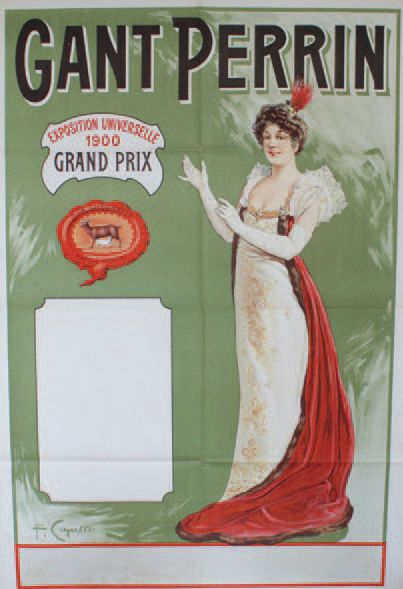 CAPELLI F GANT PERRIN."A LA CHEVRETTE".
Grand Prix Exposition Universelle 1900.
Imprimerie...
