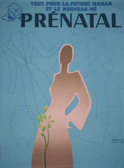 COLIN PAUL (1892-1985) PRÉNATAL."Tout pour la future maman et le nouveau-né"
Publicis,...