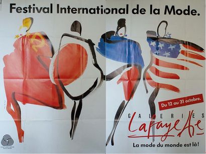 MATS GALERIES LAFAYETTE.”FESTIVAL INTERNATIONAL DE LA MODE”. Eldorado (offset) -...