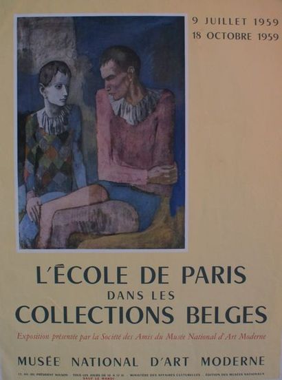 PICASSO Pablo (d’après) Musée National d’Art Moderne.L’ÉCOLE DE PARIS dans les COLLECTIONS...