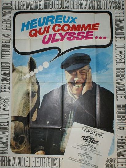 FERNANDEL (3 affiches) EMILE L’AFRICAIN, HEUREUX QUI COMME ULYSSE & EN AVANT LA MUSIQUE...
