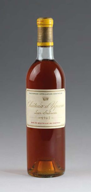 null 1 bouteille
CHÂTEAU D'YQUEM 1er Cru supérieur - Sauternes 1967
Etiquette légèrement...