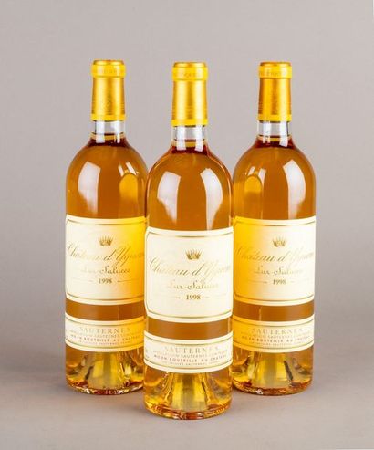null 3 bouteilles
CHÂTEAU D'YQUEM 1er GC supérieur - Sauternes 1998