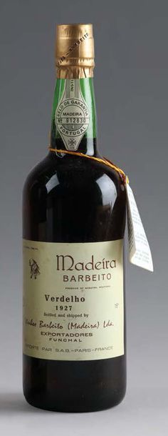 1 bouteille
MADEIRA VERDELHO - BARBEITO 1927
Coffret.
Wood...