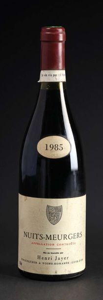 null 1 bouteille
NUITS St. GEORGES 1er cru «Les Meurgers» - Henri JAYER 1985
Etiquette...