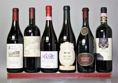6 bouteilles Italie - VINS DIVERS DES ANNEES...