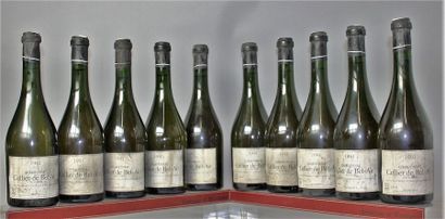 null 11 bouteilles BUGEY - Domaine de CELLIER DE BEL AIR 1991 Etiquettes légèrement...