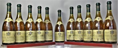 null 11 bouteilles MEURSAULT Grand Cordon - CHÂTEAU DE MEURSAULT 1983 Etiquettes...