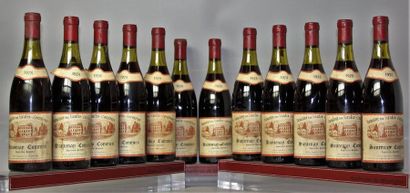 null 12 bouteilles SANTENAY "Commes" - DOMAINE DE HAUTES CORNIERES 1978 Etiquettes...