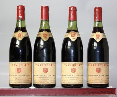 null 4 bouteilles NUITS St. GEORGES 1er cru " Clos de La Maréchale" - DOMAINE FAIVELEY...