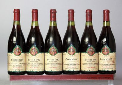 6 bouteilles CORTON Grand cru - COMTE SENARD...