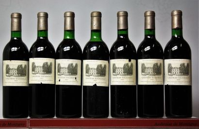 7 bouteilles CHÂTEAU DASSAULT - St. Emilion...