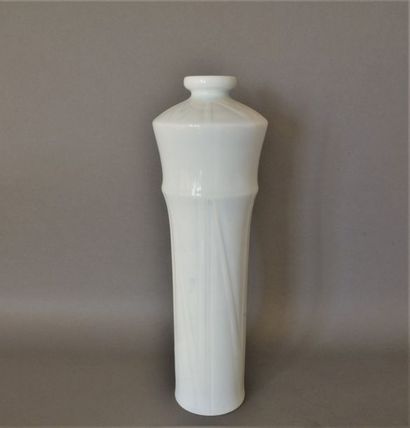 France FRANCK (1927 - 2009) France FRANCK (1927 - 2009) Vase bambou en porcelaine...