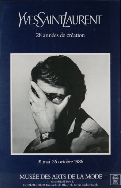 SAINT-LAURENT Yves (1936-2008) Musée des Arts de la Mode. YSL 28 ANNÉES DE CRÉATION....