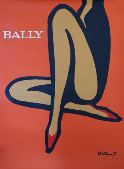VILLEMOT Bernard (1911-1990) BALLY. 1967  Imp.de la Vasselais, Paris - 160 x 120...