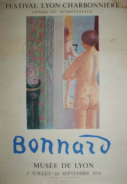 DIVERS (3 affiches) LA PEINTURE BELGE (1950) -PEINTRES BELGES (1954) et BONNARD (1954)...