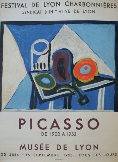 PICASSO Pablo (1881-1973) Musée de Lyon.”Festival Lyon-Charbonnières”. Juin-Septembre...