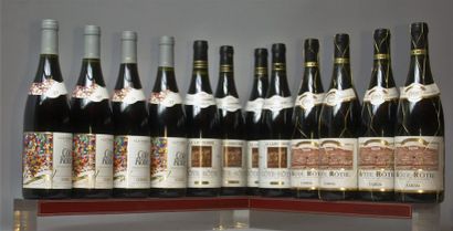 ASSORTIMENT CÔTE RÔTIE GUIGAL 1997 : 4 bouteilles LA MOULINE 4 bouteilles LA LANDONNE...